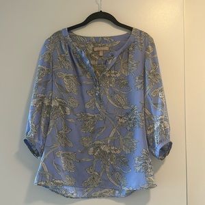 Banana republic floral blouse